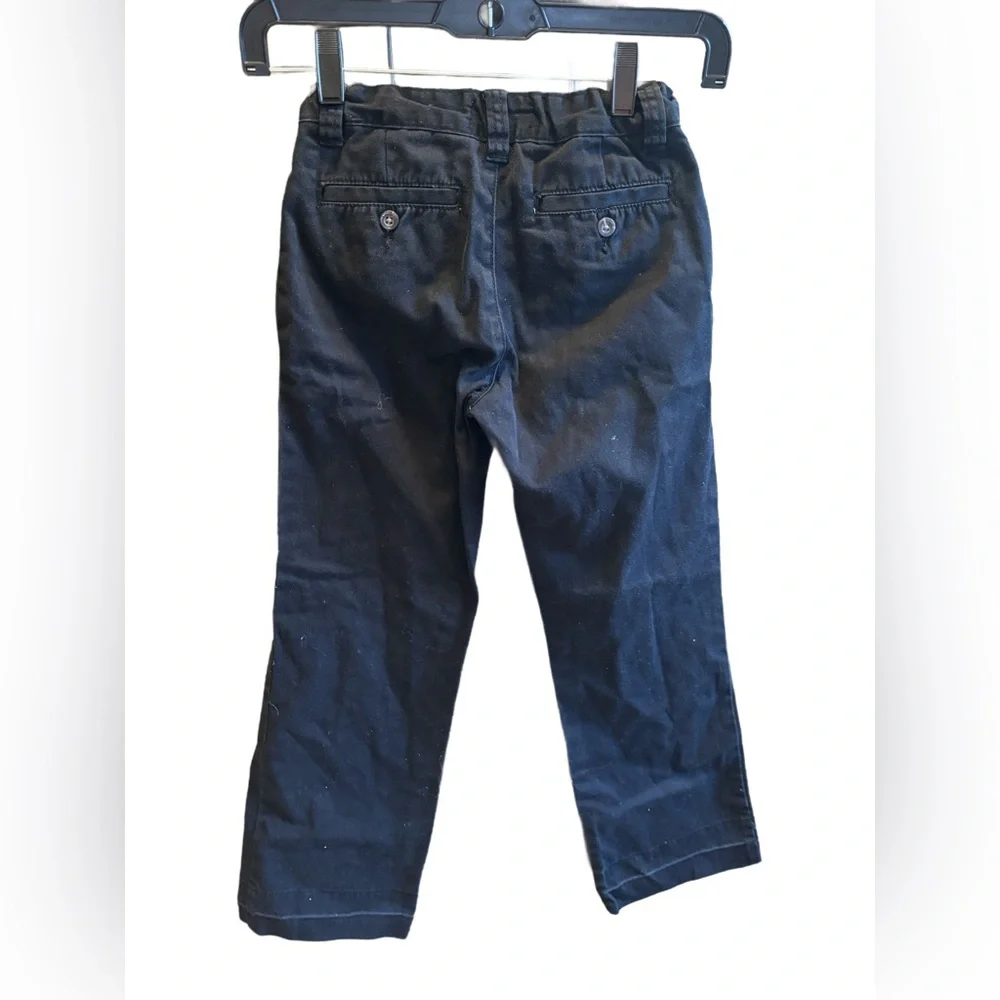 NWOT The Children’s Place Boys Black Chino Pants – Size 7, 100% Cotton